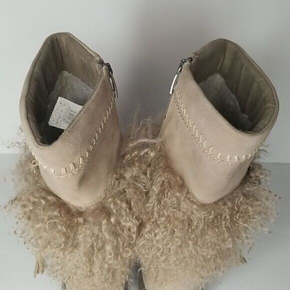 Kefas "Sami New" Authentic Goat Fur Suede Mocassin Winter Boots - Picture 10 of 11